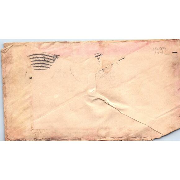 1914 Jonas F. Eby  Reuben F. High Schwenksville Postal Cover Envelope TG7-PC2 - Picture 2 of 2